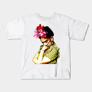 frida kahlo portrait Kids T-Shirt